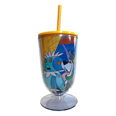 Imagem de Taça Com Canudo Os Jetsons Família Reunida - 600ml
