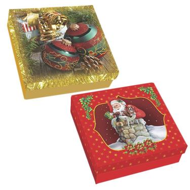 Imagem de Caixa De Presente Natal - 35cm X 9cm