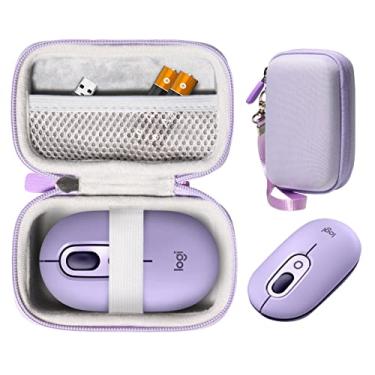 Imagem de CaseSack Capa de mouse para mouse Logitech POP Mouse, mouse sem fio Bluetooth (Roxo)
