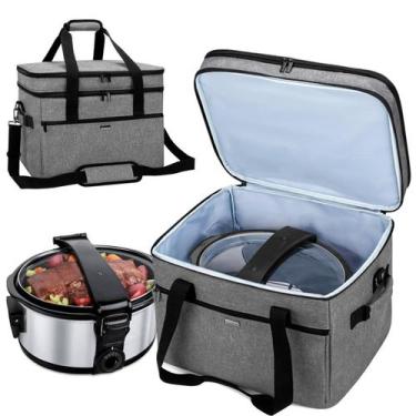 Imagem de Bolsa de viagem Slow Cooker Yarwo Large compatível com 8-10Qt