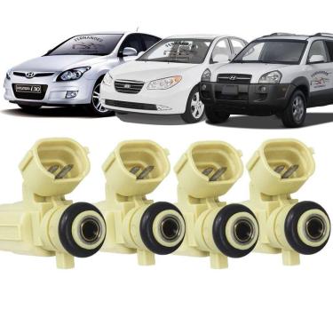 Imagem de 4X Bicos Injetores Hyundai Tucson E I30 2.0 16V 35310-23600