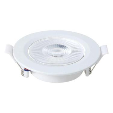 Imagem de Spot Led Embutir Redondo 6w Branco - Blumenau Iluminação 4100k Luz Neu