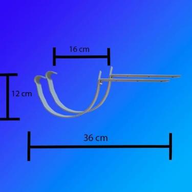 Imagem de Suportes para Calha Marix  kit com 6