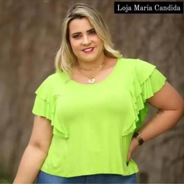 Imagem de Blusa de malha plusize - Maria Candida