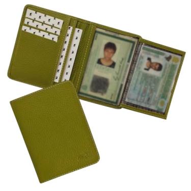 Imagem de Carteira Compacta Couro RFID Blocking 20-R Personalizada Raffai Couros