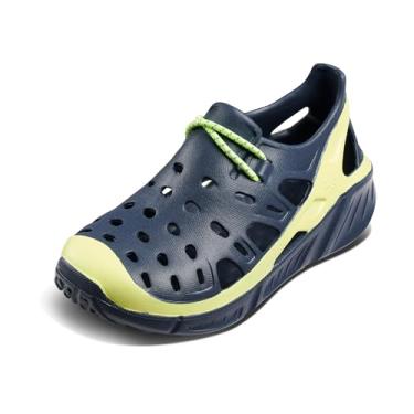 Imagem de Joybees Tênis infantil de trekking color block azul marinho/amarelo seguro infantil 12