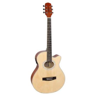 Imagem de Violao giannini gsf-1d ceq ns aco eletroacustico natural satin