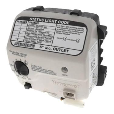 Imagem de Honeywell Válvula de controle de gás para aquecedor de água WT8840B1000, NAT 160 graus F 1 polegada cavidade