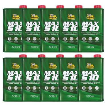 Imagem de Kit 10 Aditivo Combustível Max S10 Diesel Bardahl 500ml
