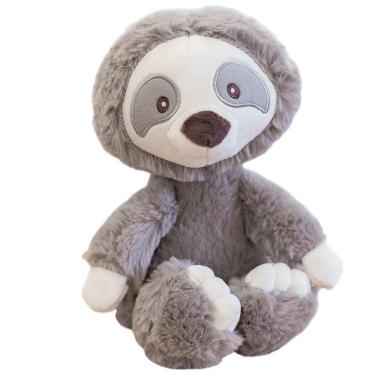 Imagem de Boneca de brinquedo de pelúcia Koala 25 cm cinza para presente infantil
