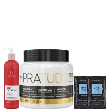 Imagem de Borabella Pra Tudo Máscara Capilar 1kg + SOS Extreme 240ml