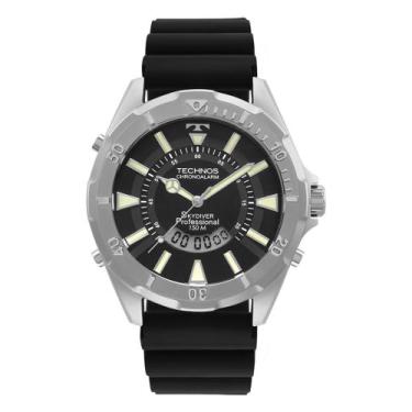 Imagem de Relógio Technos Masculino Skydiver Pulseira Silicone Caixa Grande WT20