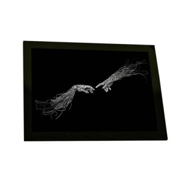 Imagem de Quadro Decorativo Criacao De Adao Ilustração Releitura Decoração Poster Quarto Sala