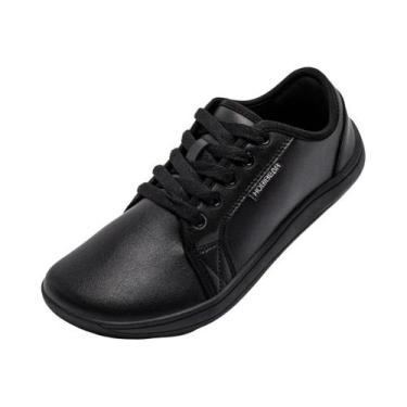 Imagem de Tênis Minimalistas Unissex Para Caminhada, Leves, De Couro, Com Bico L