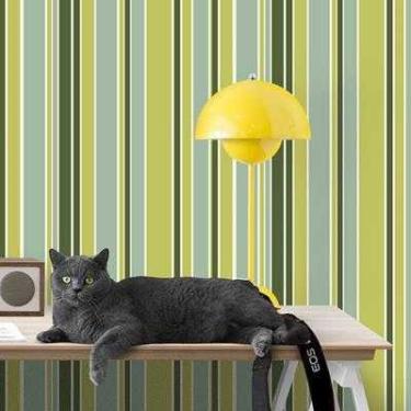 Imagem de Papel de Parede Adesivo Liso Vermelho Vivo Rolo 0,58x3M