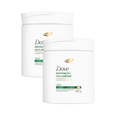 Imagem de Kit 2 Máscara Capilar Dove 2 em 1 Umectação + Coco Antioxi 500g