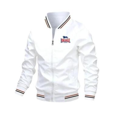 Imagem de Jaqueta Masculina À Prova De Vento Com Gola Alta LONSDALE, Moda Primav