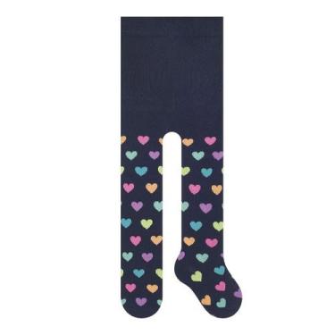 Imagem de Meia calça de bebê para menina Selene, 0 a 5 meses, Azul marinho
