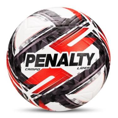 Imagem de Bola De Futebol Campo Penalty Líder XXVI, Preto, Vermelho, Único