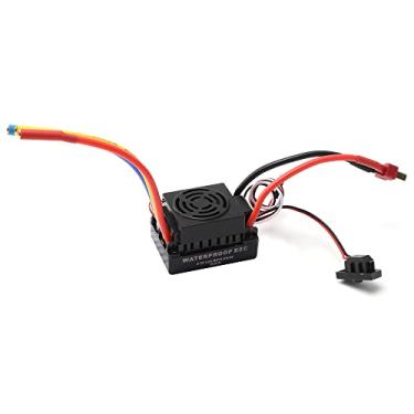 Imagem de GoolRC Controlador elétrico de velocidade 60A sem escovas ESC 2-3S à prova d'água com 5,8V/3A BEC para carrinho de passeio off-road RC 1/10