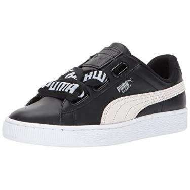 Imagem de PUMA Tênis unissex adulto Basket Heart NS Wn, Preto/branco, 6