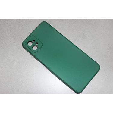 Imagem de Capa Protetora em Silicone Premium para Novo Motorola Moto G32 - Verde Musgo