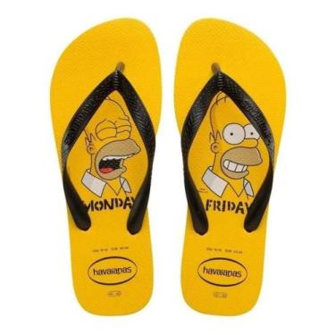 Imagem de Chinelo Havaianas Simpsons Homer Primavera Verão 2020 Nfe