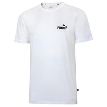 Imagem de Camiseta Puma Essentials Small Logo Masculina - Branco