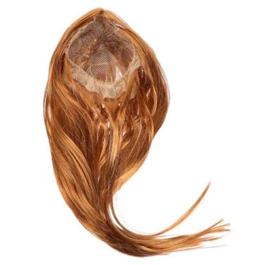 Imagem de STAHAD peruca de festa punk perucas de cabelo humano peruca de cabelo liso trajes para homens vestidos peruca peruca de desempenho cabelo longo encaracolado roupas adereços Seda