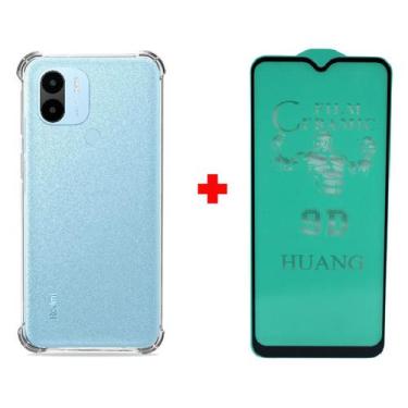 Imagem de Capa Anti Impacto Para Redmi A2+ Plus + Pelicula Ceramica - Mustang