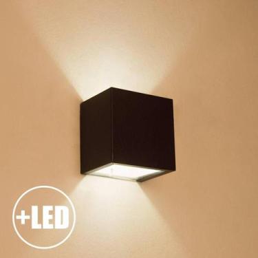 Imagem de Arandela 2 fachos Externa E Interna Alumínio + Lâmpada Led G9 5w 6000k