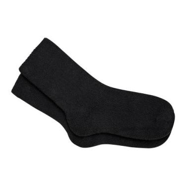 Imagem de Meia longa adulto atoalhada de inverno Lupo, Preto, 34 a 39
