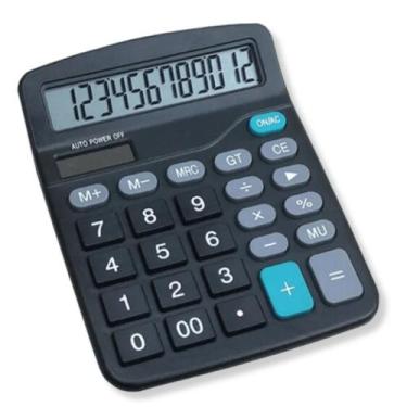Imagem de Calculadora Eletrônica 12 Dígitos De Mesa Casa Escritório comércio - N