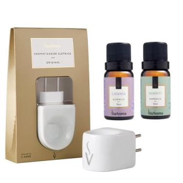 Imagem de Aromatizador Elétrico Original + 2 Essências 10ml - Via Aroma