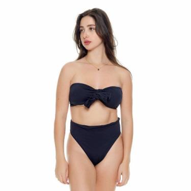 Imagem de Biquíni hot pant com bojo United, Preto, M