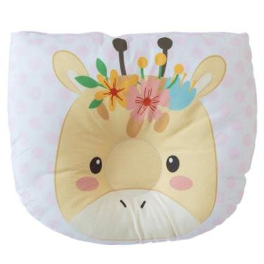 Imagem de Travesseiro de Bebê Anatômico Girafinha Rosa - Miguel Baby