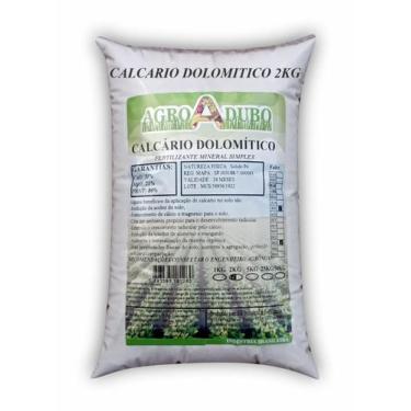 Imagem de Fertilizante Calcario Dolomitico Pacote 2Kg Prt 86% Adubo - AGROADUBO