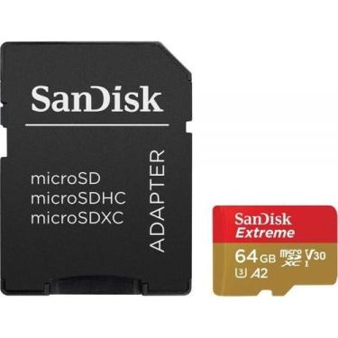 Imagem de Cartao Microsd 64GB Sandisk Extreme U3 170MB
