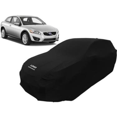 Imagem de Capa Para Carro Volvo C30 Proteção Contra Riscos - Mz, Preta