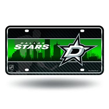 Imagem de Rico Industries NHL Dallas Stars Metal Auto Tag 21,5 cm x 28 cm - Ótimo para caminhão/carro/SUV