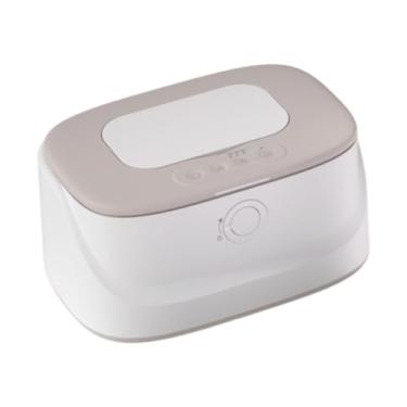 Imagem de Luwecf Aquecedor de lenços umedecidos para bebês, dispensador de lenços umedecidos, grande capacidade, presente de chá de bebê