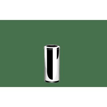 Imagem de Lixeira com Aro Brinox Decorline 28,17 L - Ø 25x60cm Aço Inox
