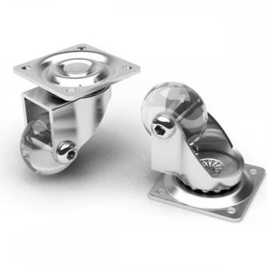 Imagem de Rodizio Jomarca Silicone Base Giratoria Sem Trava 35 2177