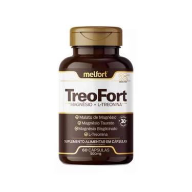 Imagem de TreoFort - Magnésio Malato, Taurato, Bisglicinato, L-treonina 60Cáps -