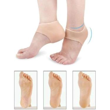 Imagem de Par De Meias Silicone Esporão Cor Clara - Prosperity 