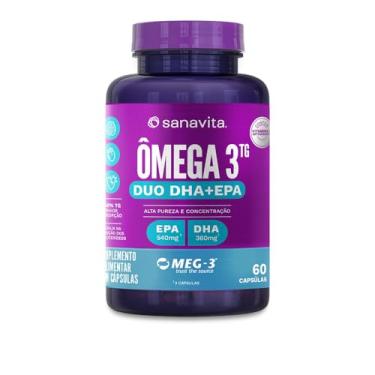 Imagem de Sanavita - Ômega 3TG EPA DHA - Suplemento com EPA e DHA em forma TG - 60 cápsulas