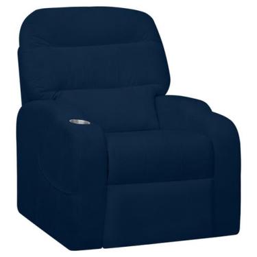 Imagem de Poltrona do Papai Reclinável King Confortável com Molas Bouclê - SOFA 