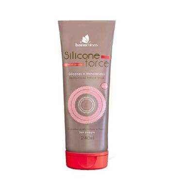 Imagem de Creme para Pentear para Cabelos Fracos e Quebradiços barrominas Silicone Force 240ml