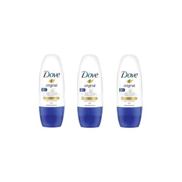 Imagem de Desodorante Rollon Dove 50Ml Feminino - Kit C/3Un