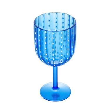 Imagem de Taça de Acrílico para Água Orquídea Azul 350ml Wolff